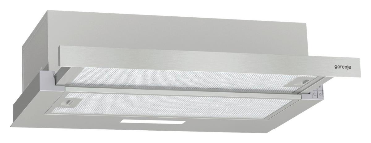 OKAP KUCHENNY TH 62E3X - kolor srebrny, Basics, tworzywo sztuczne/metal (60/17/30,6cm) - Gorenje