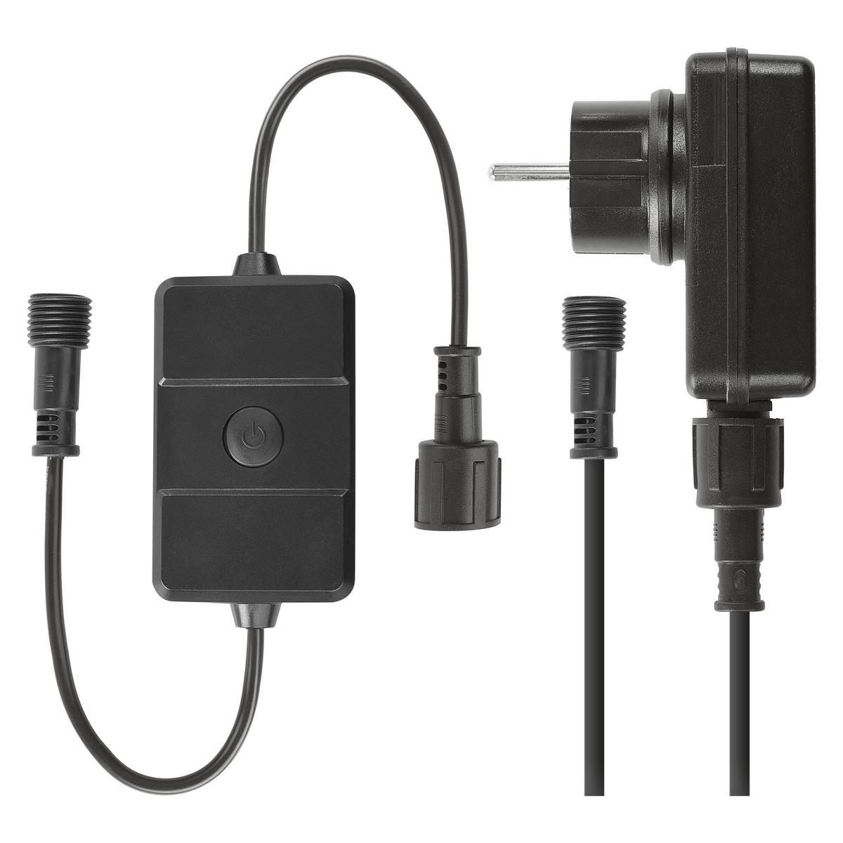 Led Fényfüzér Gosmart - fekete, Basics, műanyag (1500cm)