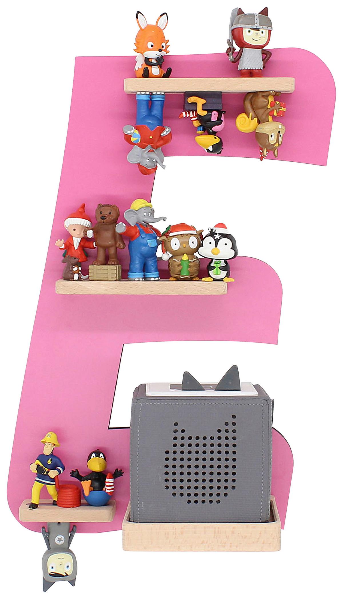 KINDERREGAL BOARTI - Pink, Modern, Holzwerkstoff (32/47/19cm) - MID.YOU