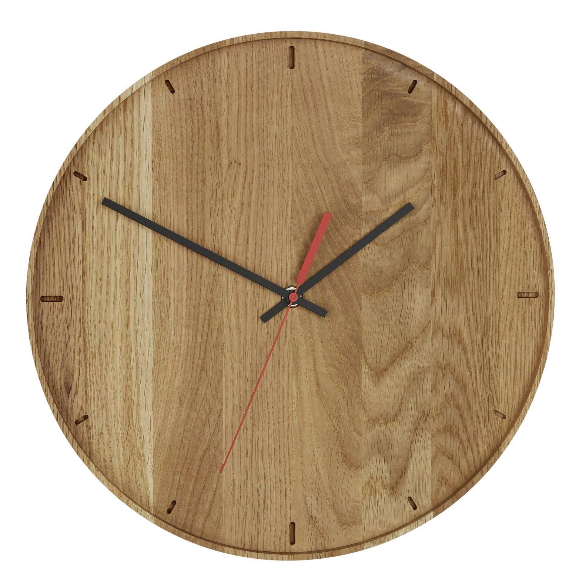 WANDUHR WANDUHR BRAUN - Eichefarben, Basics, Holzwerkstoff (35/35/4cm)