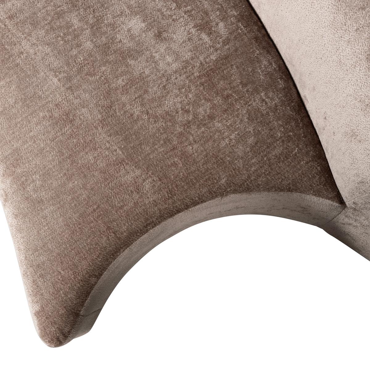 2 Sitzer Sofa Popular Taupe B: 215 cm - Taupe, Design, Holz/Textil (215/72/97cm) - Livetastic