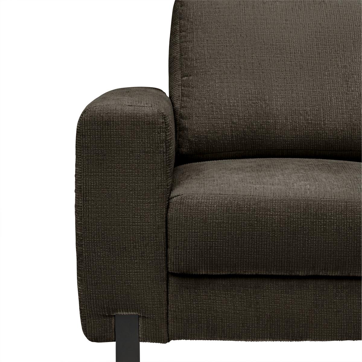 Sessel Piega Anthrazit - Anthrazit/Schwarz, MODERN, Textil/Metall (99/66-87/96cm) - Mömax