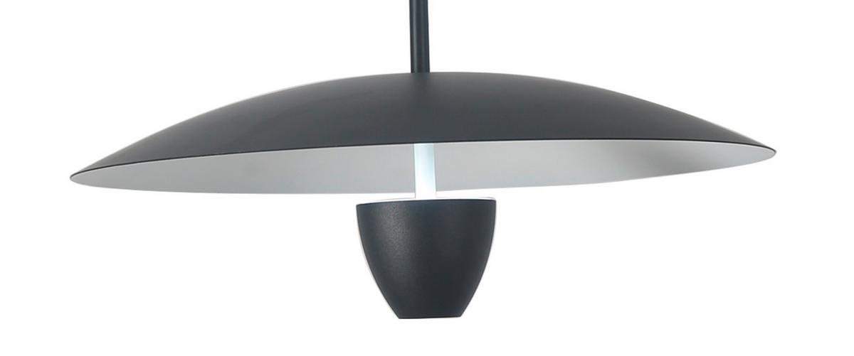 Led-hängeleuchte Lp-0408/1p S Bk S - Schwarz, Design, Metall (30/120cm)