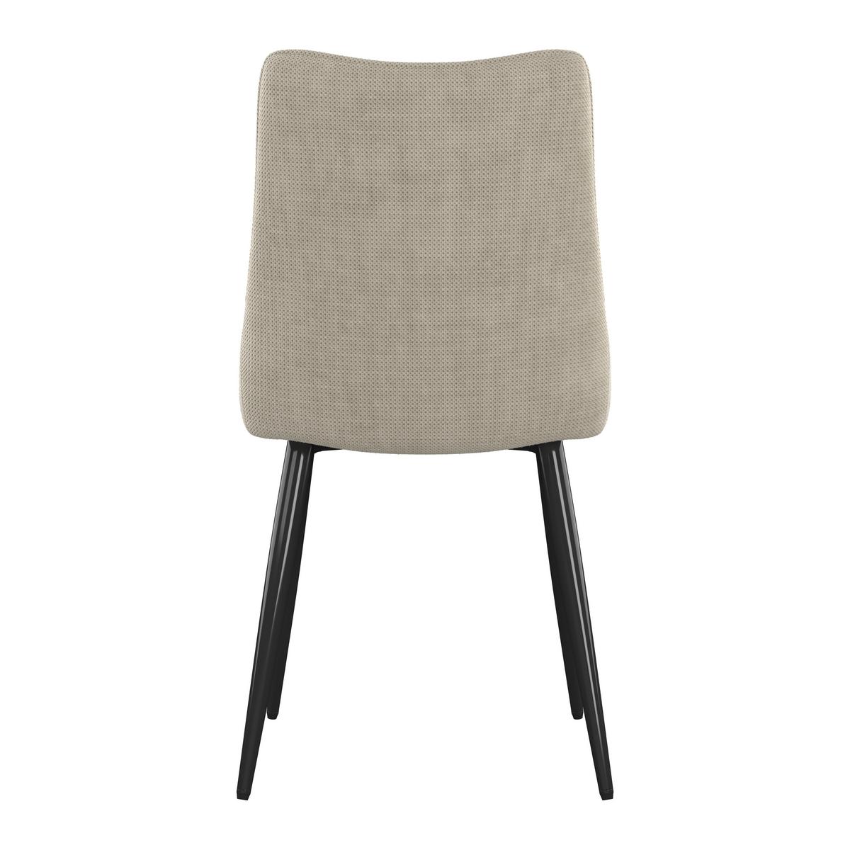 Stolica Vera Giga-S - bež/crna, Konvencionalno, drvo/metal (46/86/59cm)