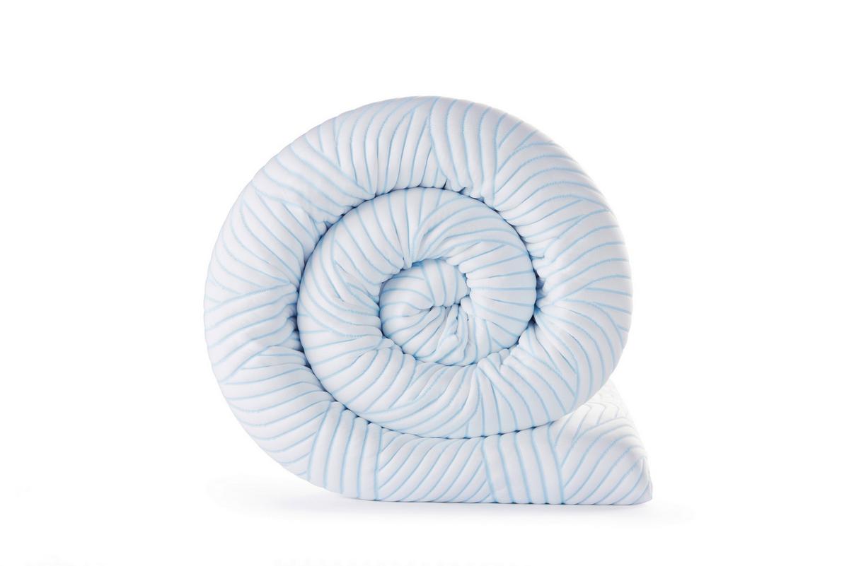 MATERAC NAWIERZCHNIOWY PRO PLUS SMART COOL SOFT - biały, Basics, tkanina (120/200cm) - Tempur
