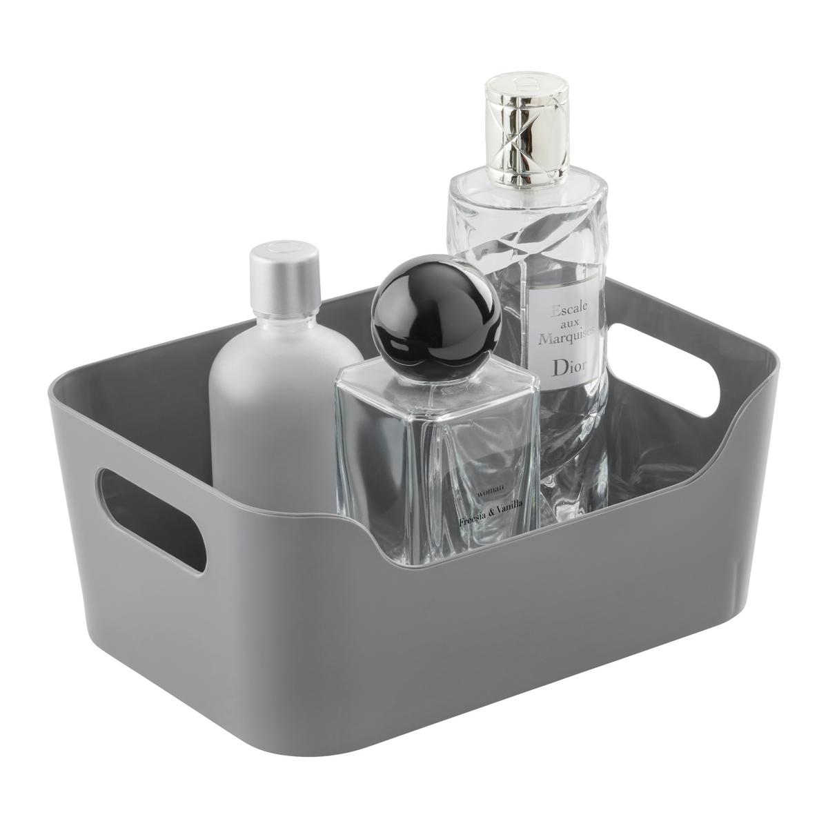 Coșuleț pentru depozitare Michael - S - gri, Modern, plastic (19/13,5/8cm) - Mömax