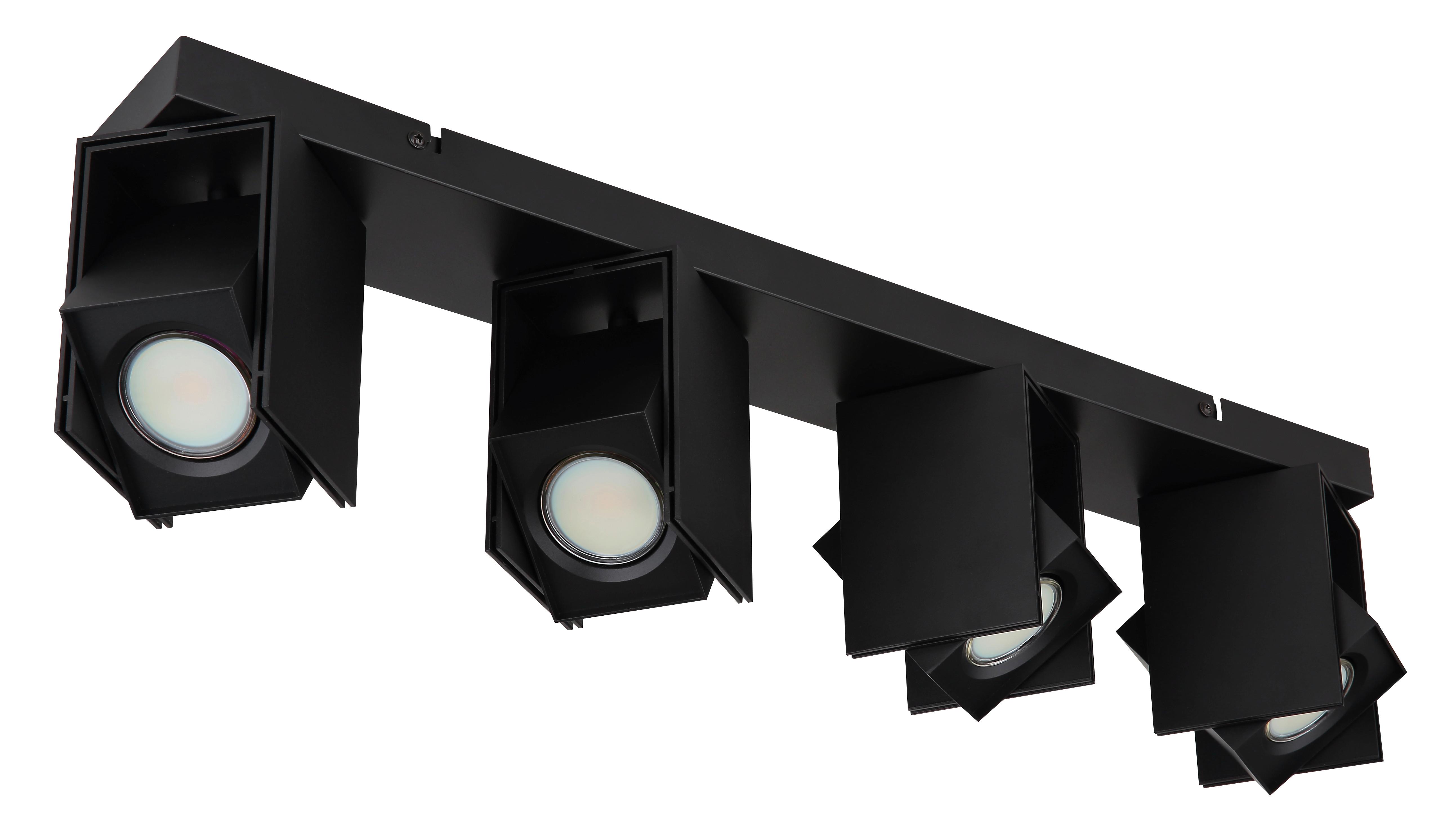 Strahler Rory in Schwarz max. 5 Watt - Schwarz, Design, Metall (61,2/8,4/15,7cm) - Globo