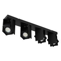Strahler Rory in Schwarz max. 5 Watt - Schwarz, Design, Metall (61,2/8,4/15,7cm) - Globo