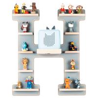 KINDERREGAL BOARTI - Grau, Modern, Holzwerkstoff (46/54/19cm) - MID.YOU