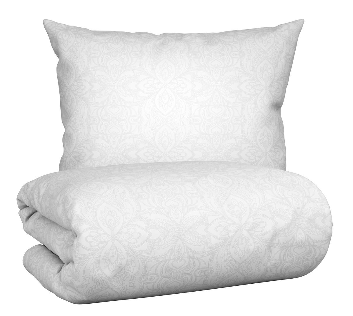 Lenjerie de pat New Maya cca. 140x200/50x70 cm - alb, Romantik / Landhaus, textil (140/200cm) - Mömax