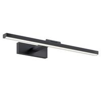 Spiegelleuchte Bris Schwarz max. 12 Watt - Schwarz, Trend, Kunststoff/Metall (49,5/5/20cm) - MAYTONI