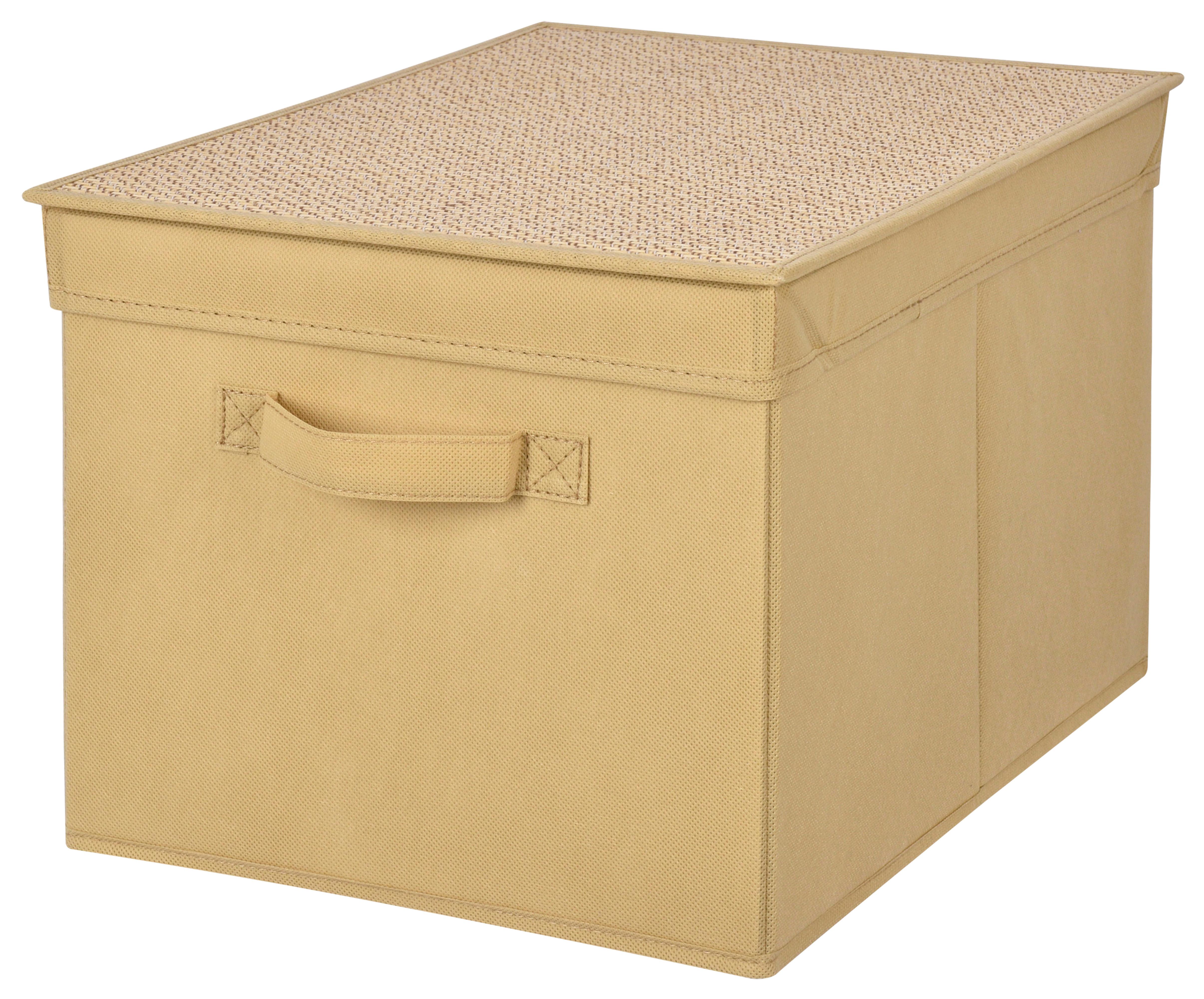 Kutija Za Odlaganje 30x25x40cm Smart - bež, Konvencionalno, karton/tekstil (30/25/40cm) - Mömax