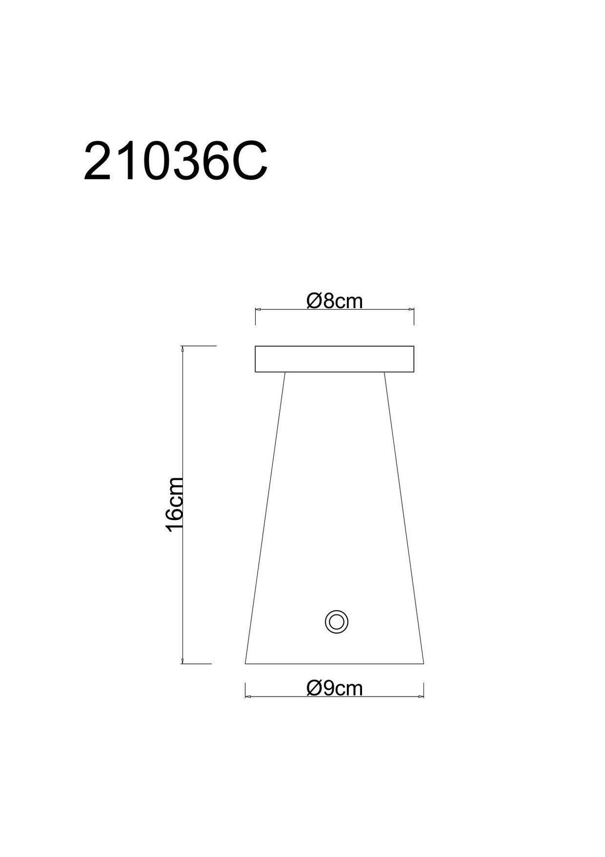 Stolna Punjiva Svjetiljka Adina - bijela/siva, Design, kamen/metal (9/16cm) - Globo