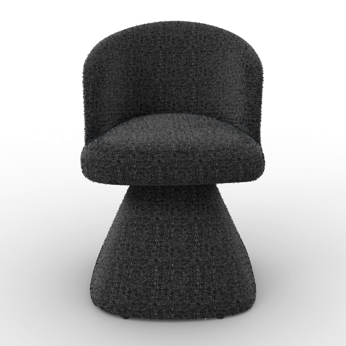Armlehnstuhl Maylea Grau Webstoff Gepolstert - Grau, MODERN, Holz/Textil (61/60,5/81cm) - Bessagi Home