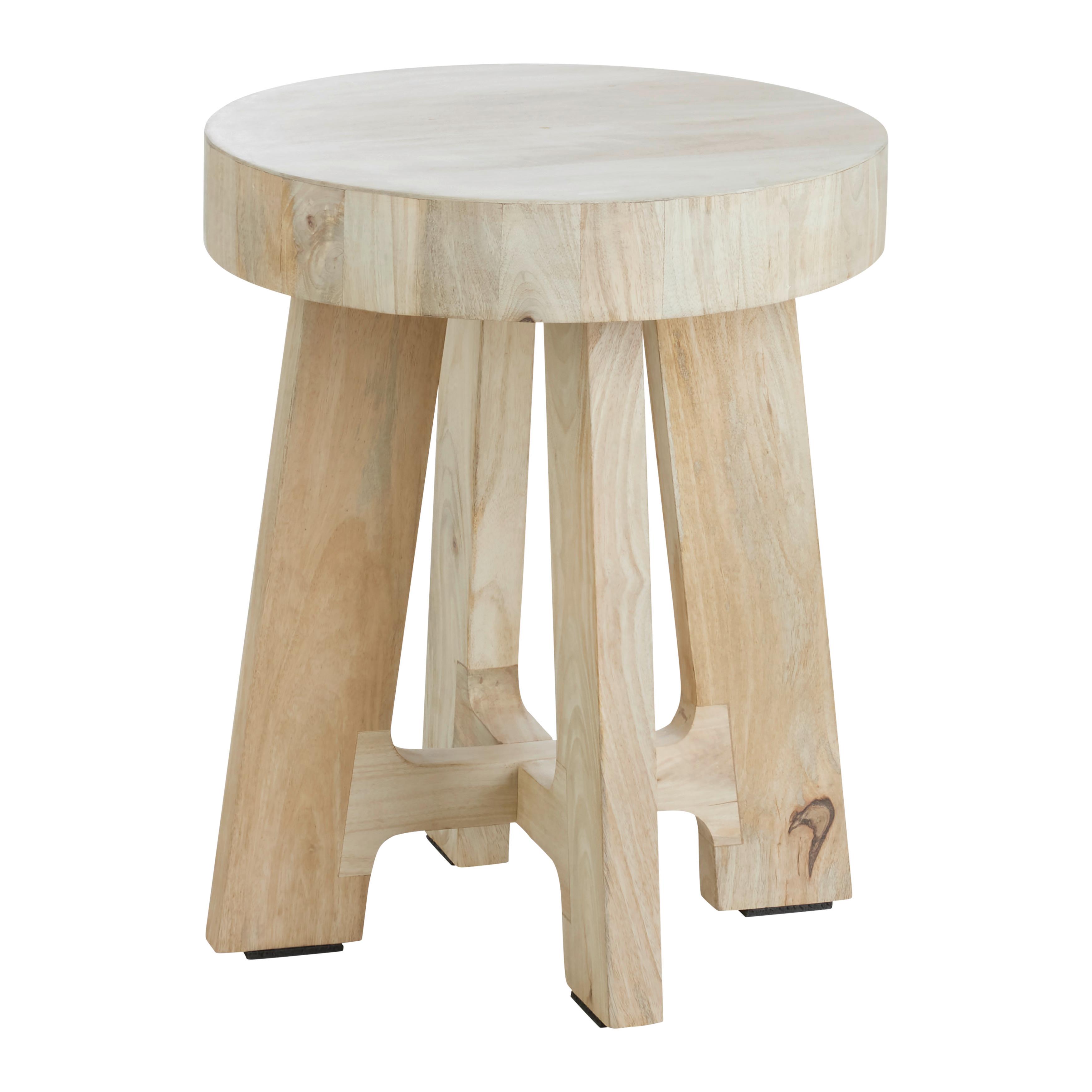 Beistelltisch Alex II in Naturfarben - Naturfarben, Natur, Holz (46/56/46cm) - Zandiara