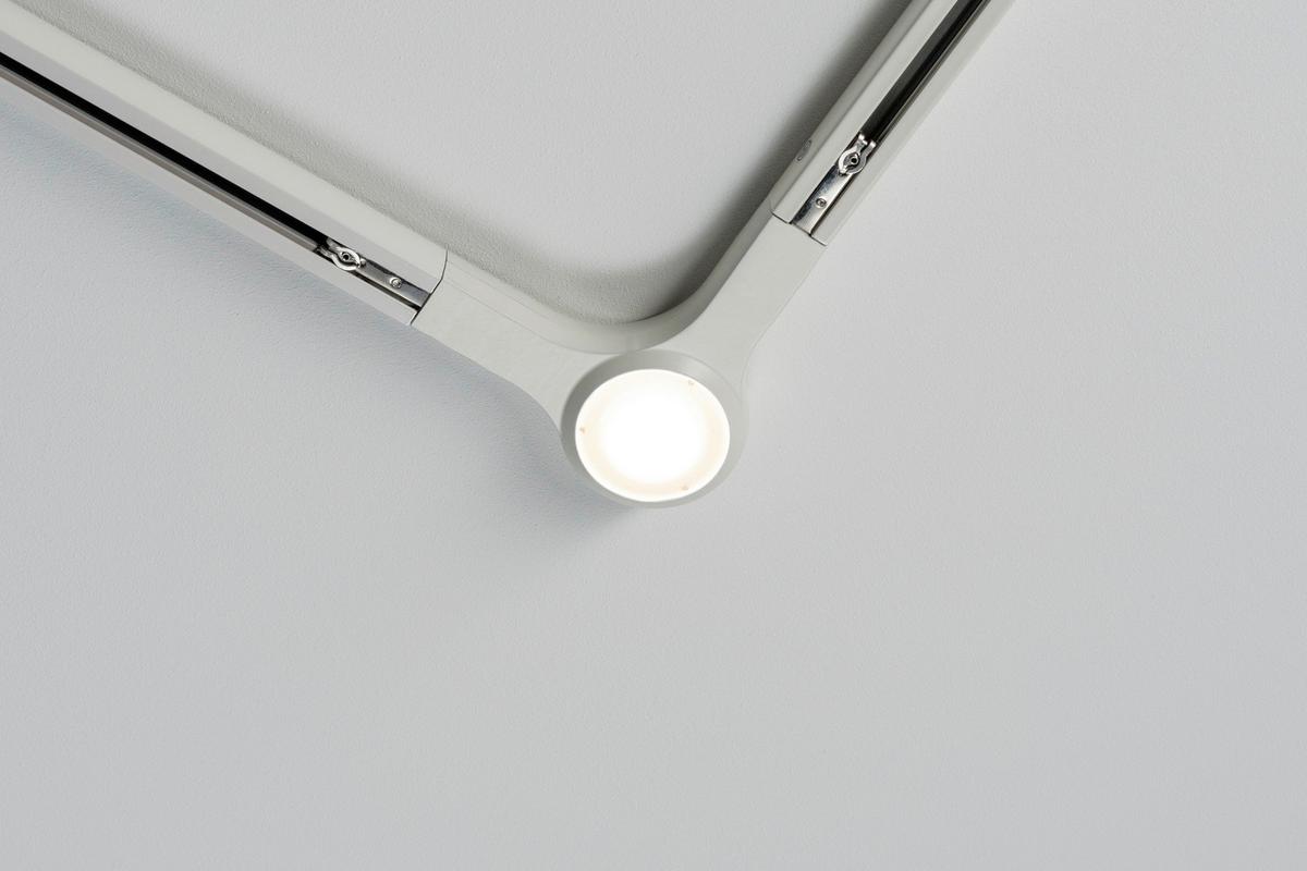 Schienensystem-Verbinder LED L-Connector in Weiß - Weiß, Design, Metall (14,1/2,7/14,1cm) - Paulmann