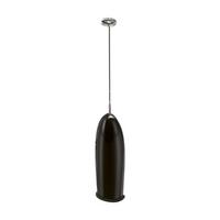 Milchschäumer Bodum Schumia Schwarz/Silberfarben - Silberfarben/Schwarz, KONVENTIONELL, Kunststoff/Metall (4/19cm) - Bodum