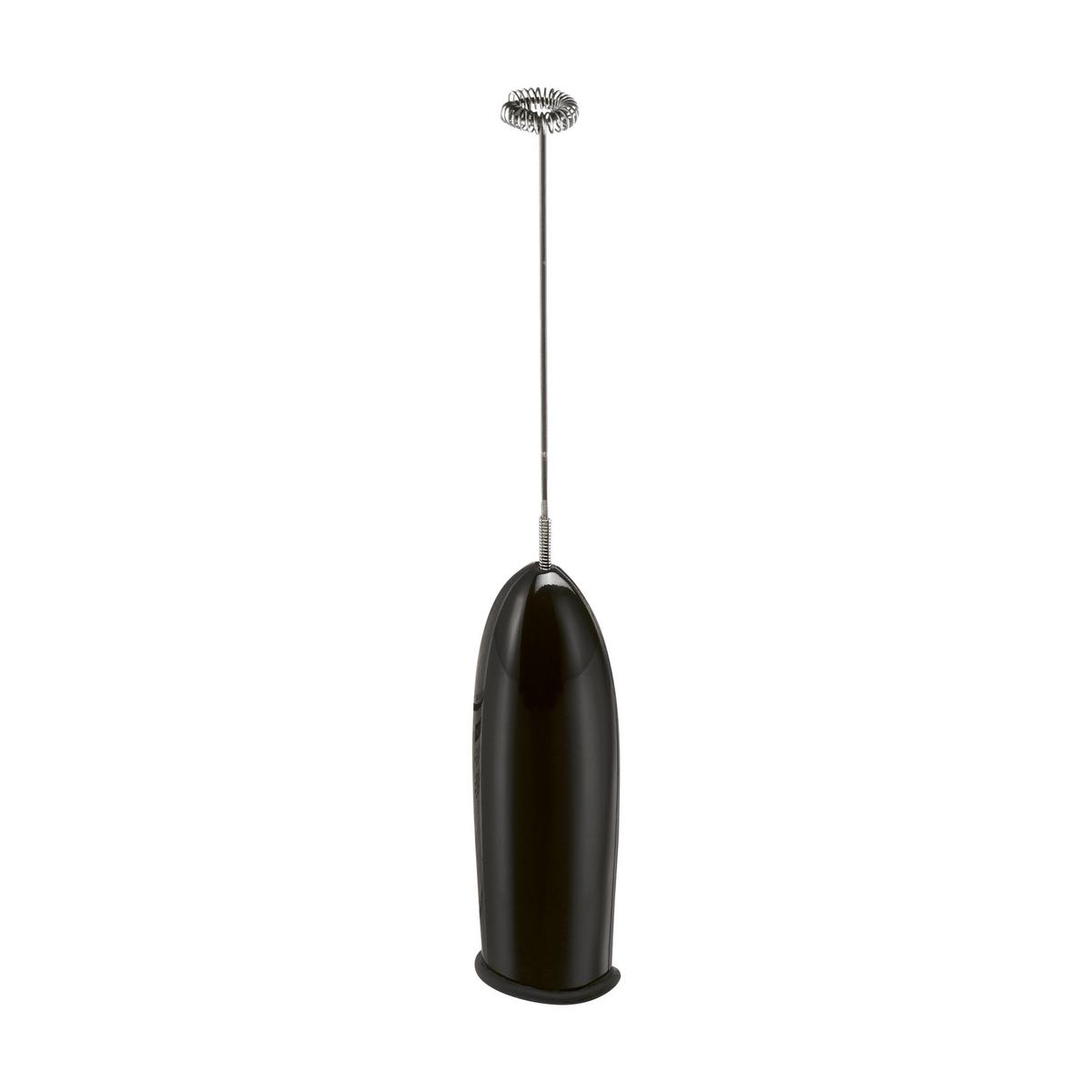 Milchschäumer Bodum Schumia Schwarz/Silberfarben - Silberfarben/Schwarz, KONVENTIONELL, Kunststoff/Metall (4/19cm) - Bodum