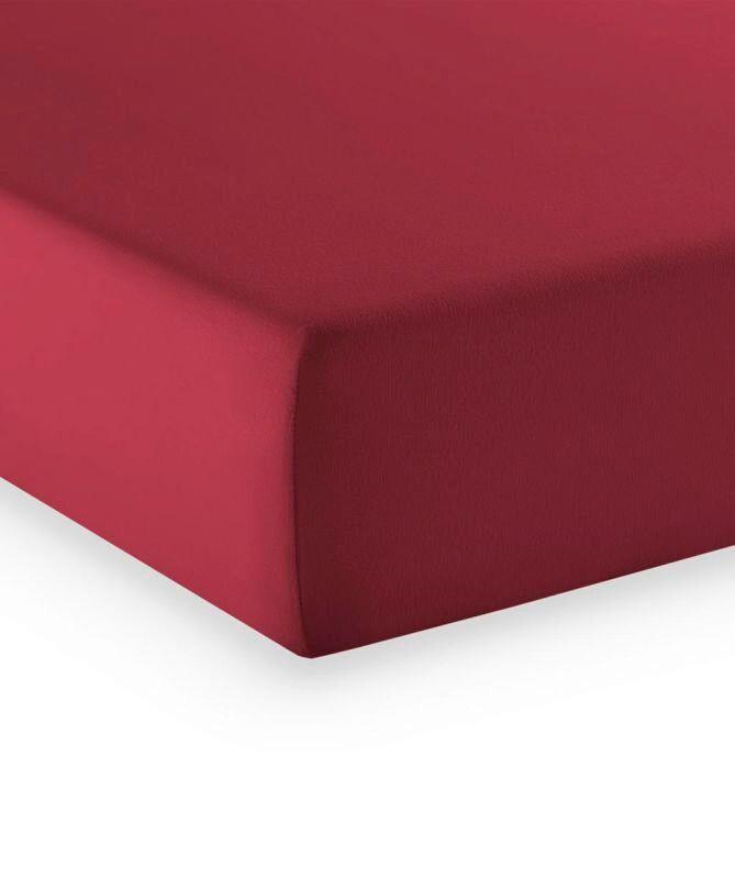 Topper-fixleintuch Q 4000 94 - Rot, Basics, Textil (140-160/200-210cm) - Fleuresse