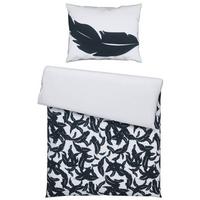 Ágyneműhuzat-garnitúra Sylvana - fekete/fehér, Romantik / Landhaus, textil (140/200cm) - Bessagi Home