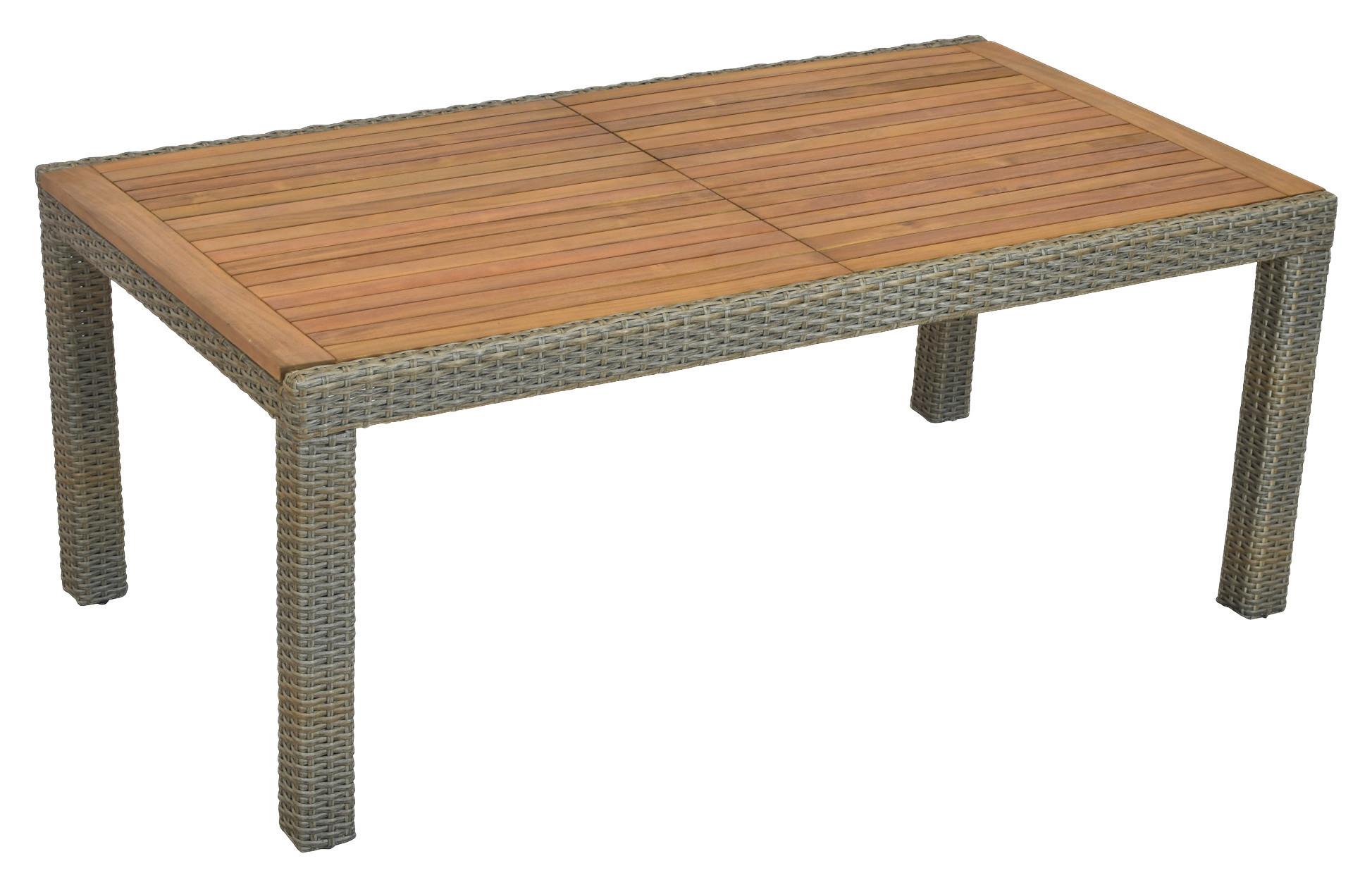 Vrtna Miza Flexi - bež, Moderno, kovina/umetna masa (180-240/100/74cm) - Gardenson
