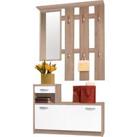 PRZEDPOKÓJ VERA -PV- - kolor dębowy/biały, Design, materiał drewnopochodny (100/190/26cm) - Carryhome