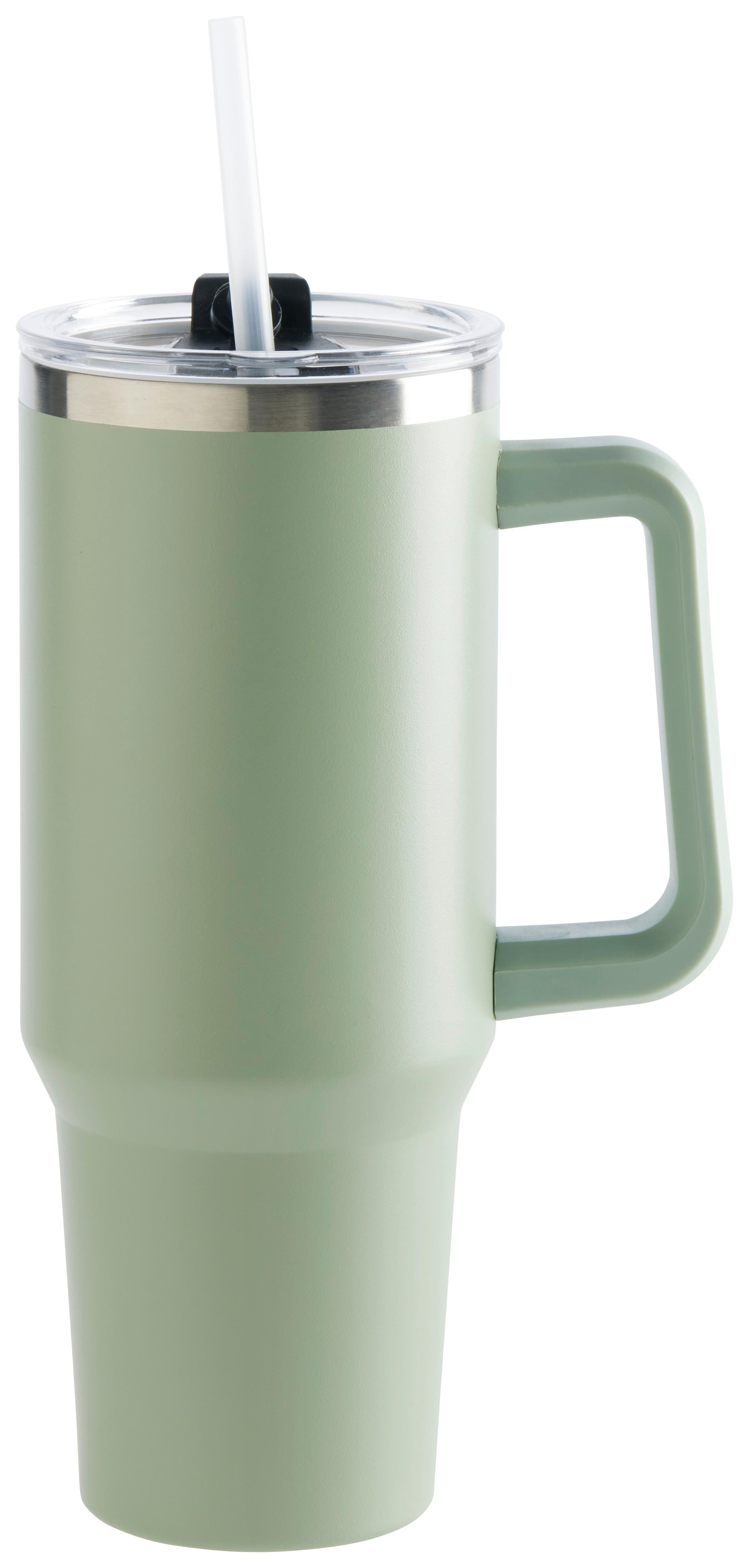 Thermobecher Betty Grün ca. 1,2l - MODERN, Kunststoff/Metall (16.5/10/32cm) - Mömax