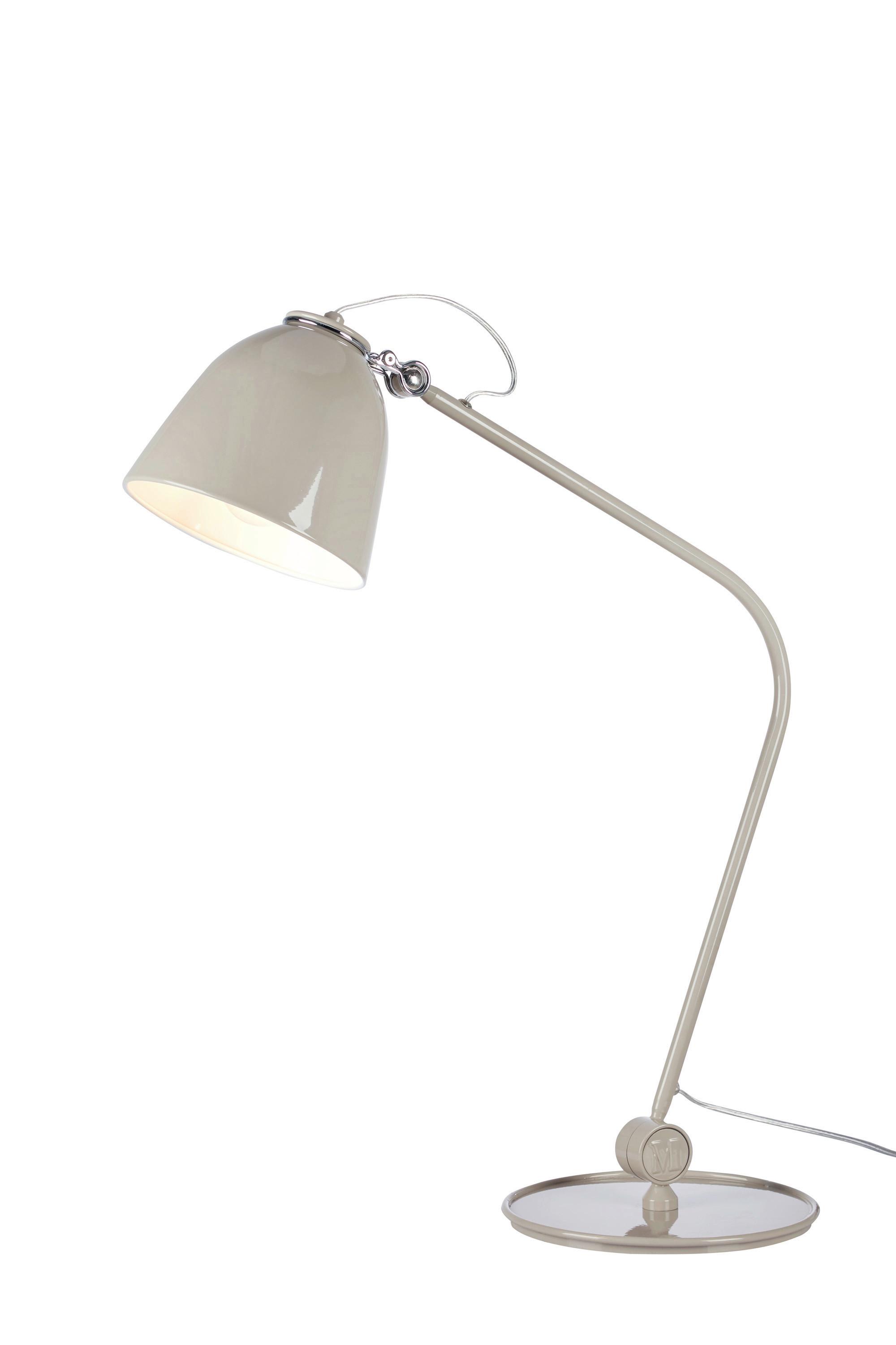 Tischleuchte Tilt Table max. 60 Watt - Greige, Design, Metall (4/23/47cm) - Markslöjd