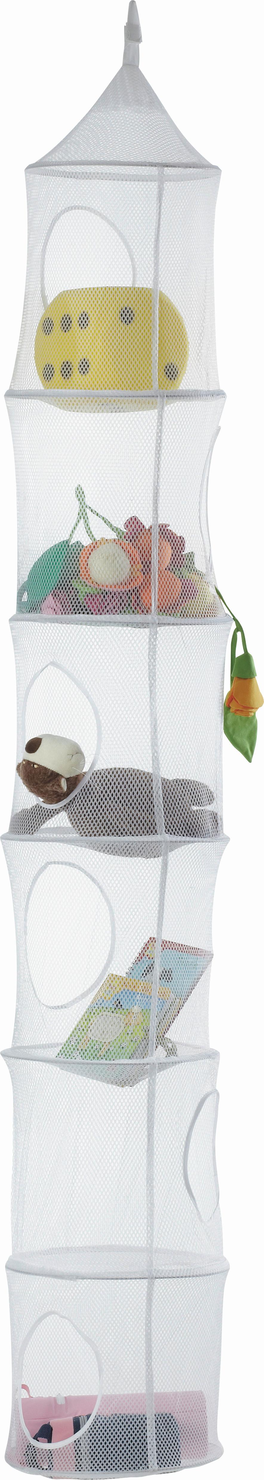 Viseči Organizator Kampy, Bela - bela, Moderno, umetna masa (30/180cm) - Mömax