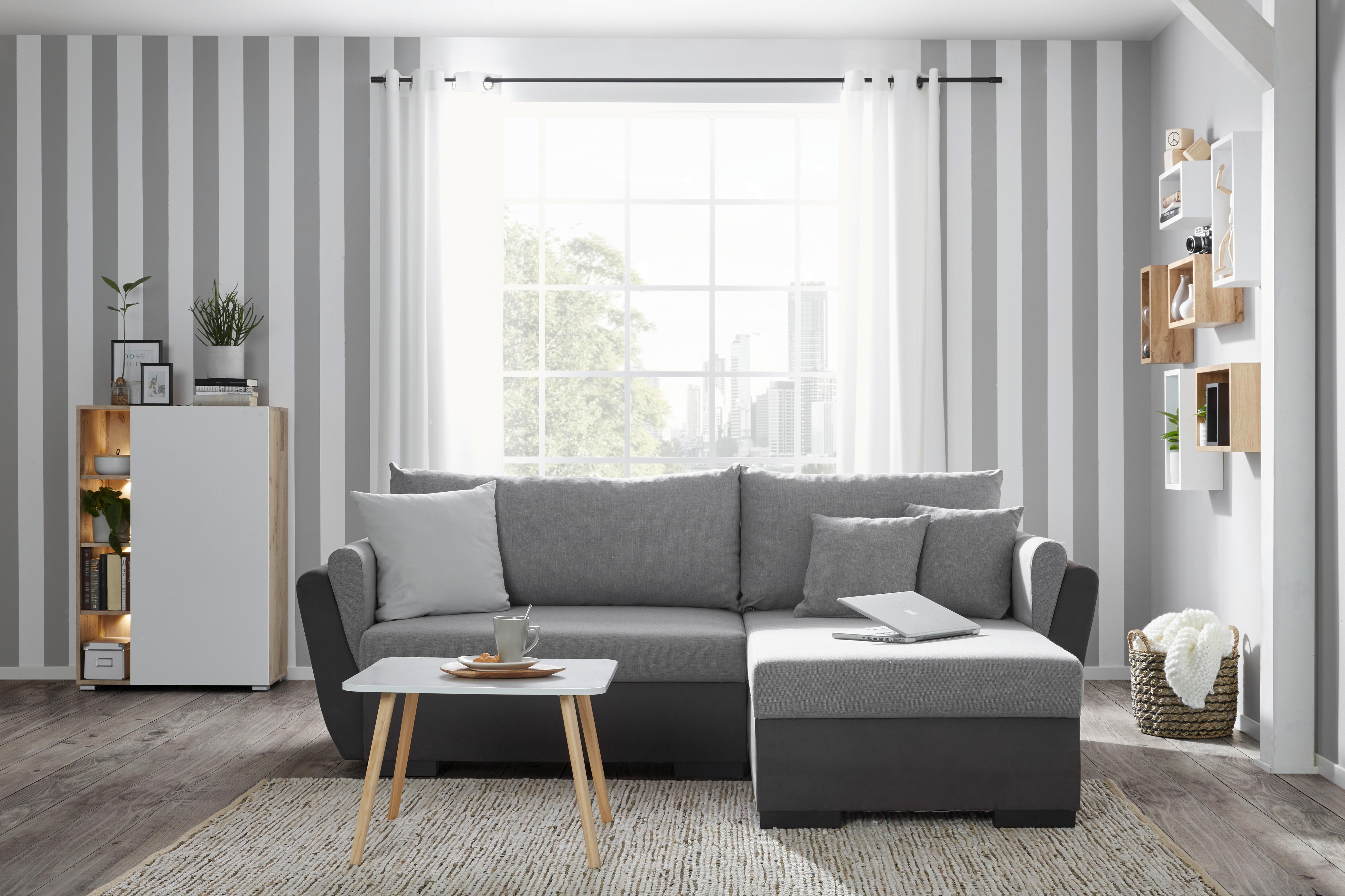 SOFFBORD ANOUK -BASED/SB- - vit/furufärgad, Modern, trämaterial/trä (60/60/40cm) - Based