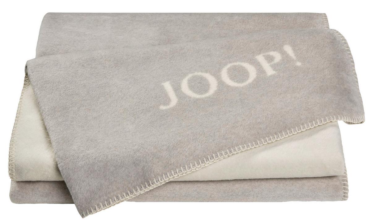KOC DOMOWY JOOP! UNI DOUBLEFACE - beżowy/jasnoszary, Basics, tkanina (150/200cm) - Joop!