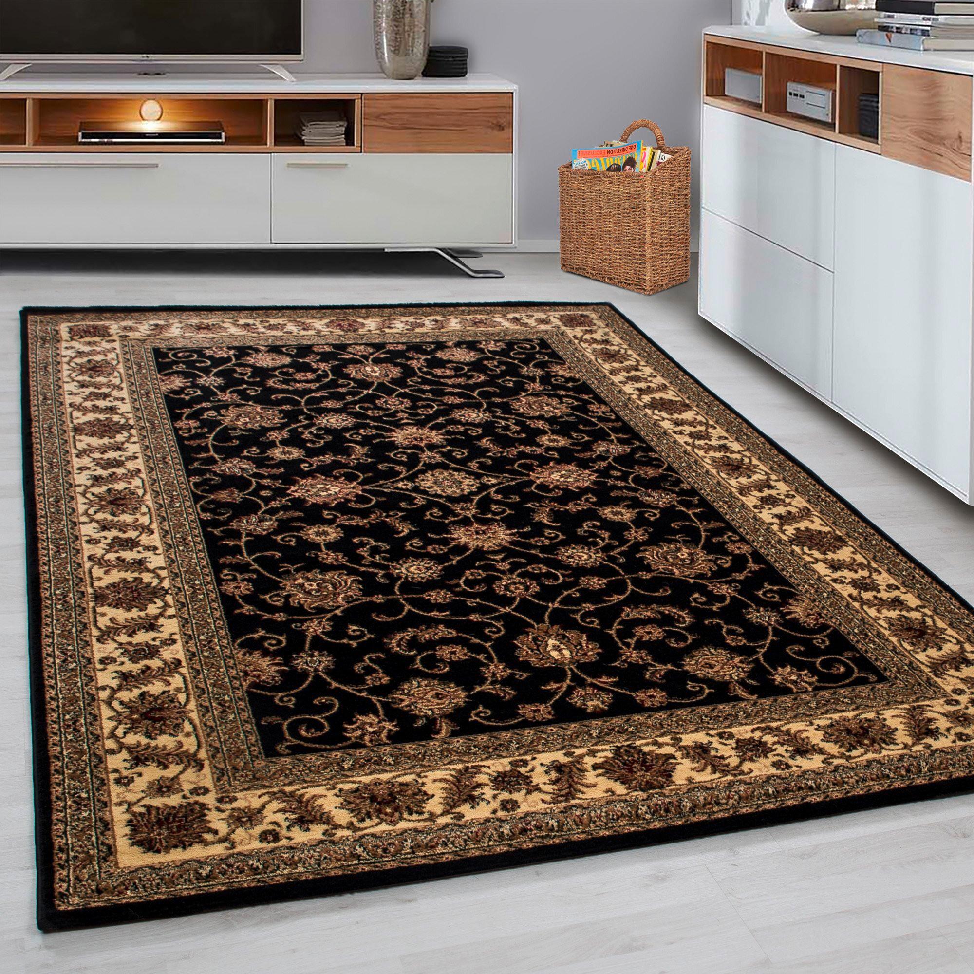 Tkana Preproga Marrakesh, Črna, 120x170cm - črna, Konvencionalno, tekstil (120/170cm)