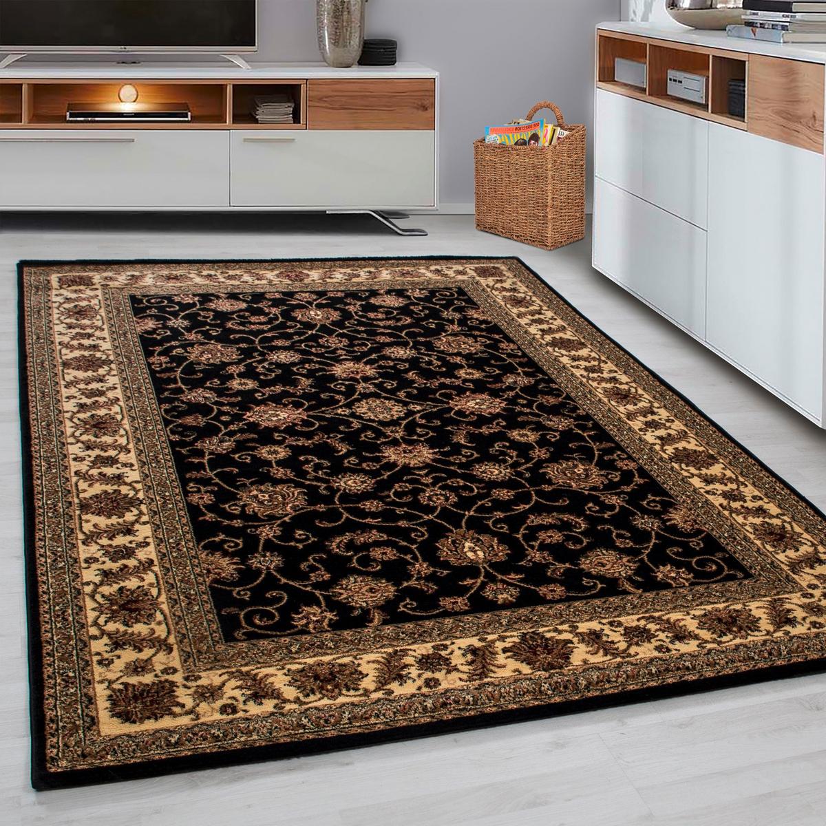 Tkana Preproga Marrakesh, Črna, 120x170cm - črna, Konvencionalno, tekstil (120/170cm)