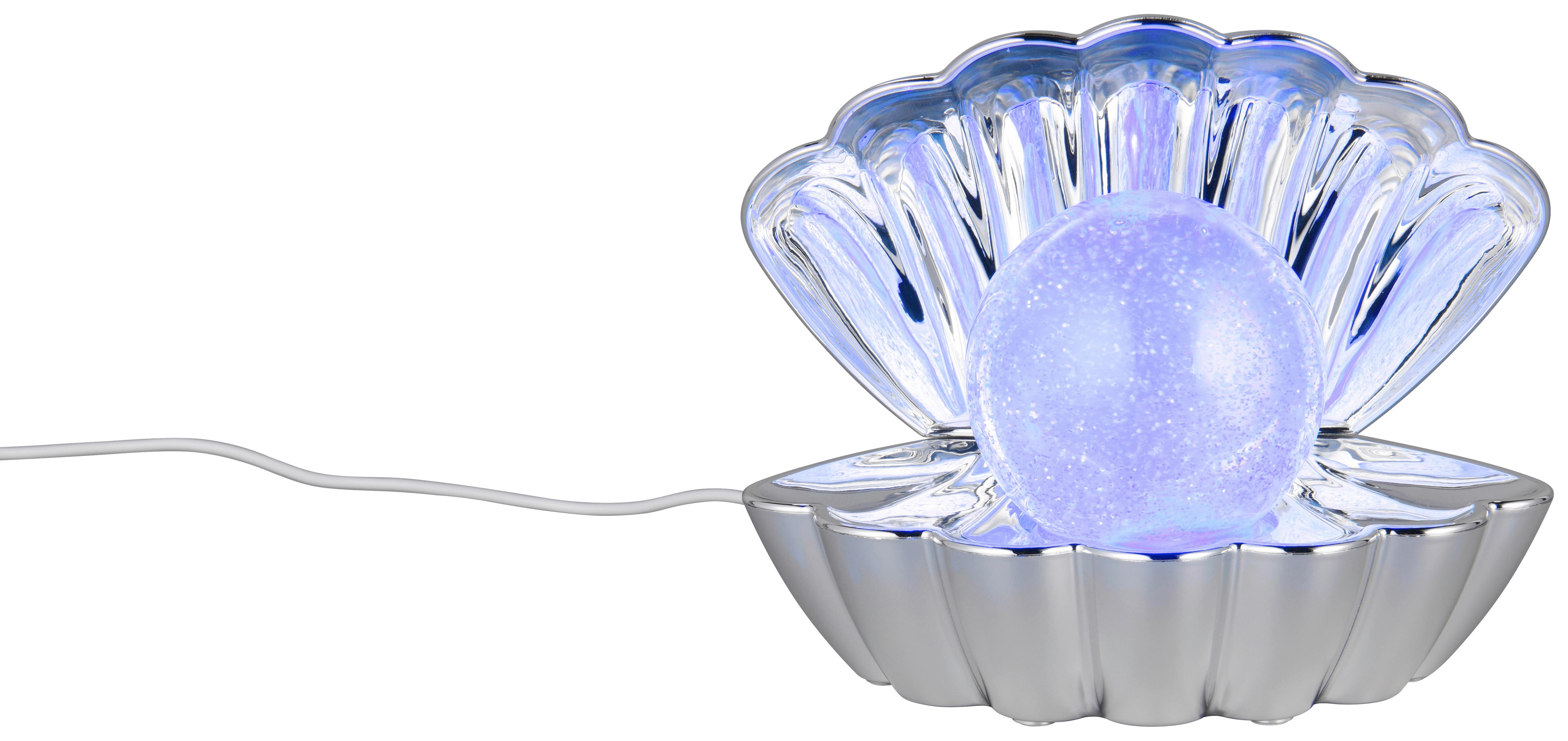 LED-DEKORATIONSLAMPA ALFRED - kromfärg, Modern, plast (17,5/12,5/14,5cm) - Mömax