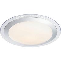 Led-deckenleuchte Uko Ca. 24 Watt - Klar/Weiss, Konventionell, Kunststoff/Metall (53/8,5cm) - Modern Living