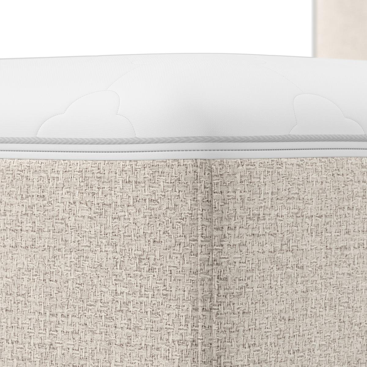 Pat boxspring Marco Beige, cca. 140x200 cm - crem, Modern, lemn/textil (140/200cm) - Bessagi Home