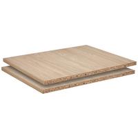 Set Polica Unit - boje hrasta, Moderno, drvni materijal (42,4/1,8/55cm) - Based