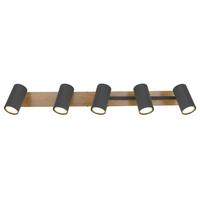 Strahler Robby max. 35 Watt - Graphitfarben, Design, Metall (70/35/17cm) - Globo