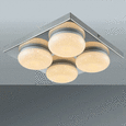 Stropna Led-svetilka Pete - krom, Romantika, kovina/umetna masa (28/6,5cm) - Mömax modern living Stropna Led-svetilka Pete - krom, Romantika, kovina/umetna masa (28/6,5cm) - Mömax modern living