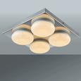 Stropna Led-svetilka Pete - krom, Romantika, kovina/umetna masa (28/6,5cm) - Mömax modern living Stropna Led-svetilka Pete - krom, Romantika, kovina/umetna masa (28/6,5cm) - Mömax modern living