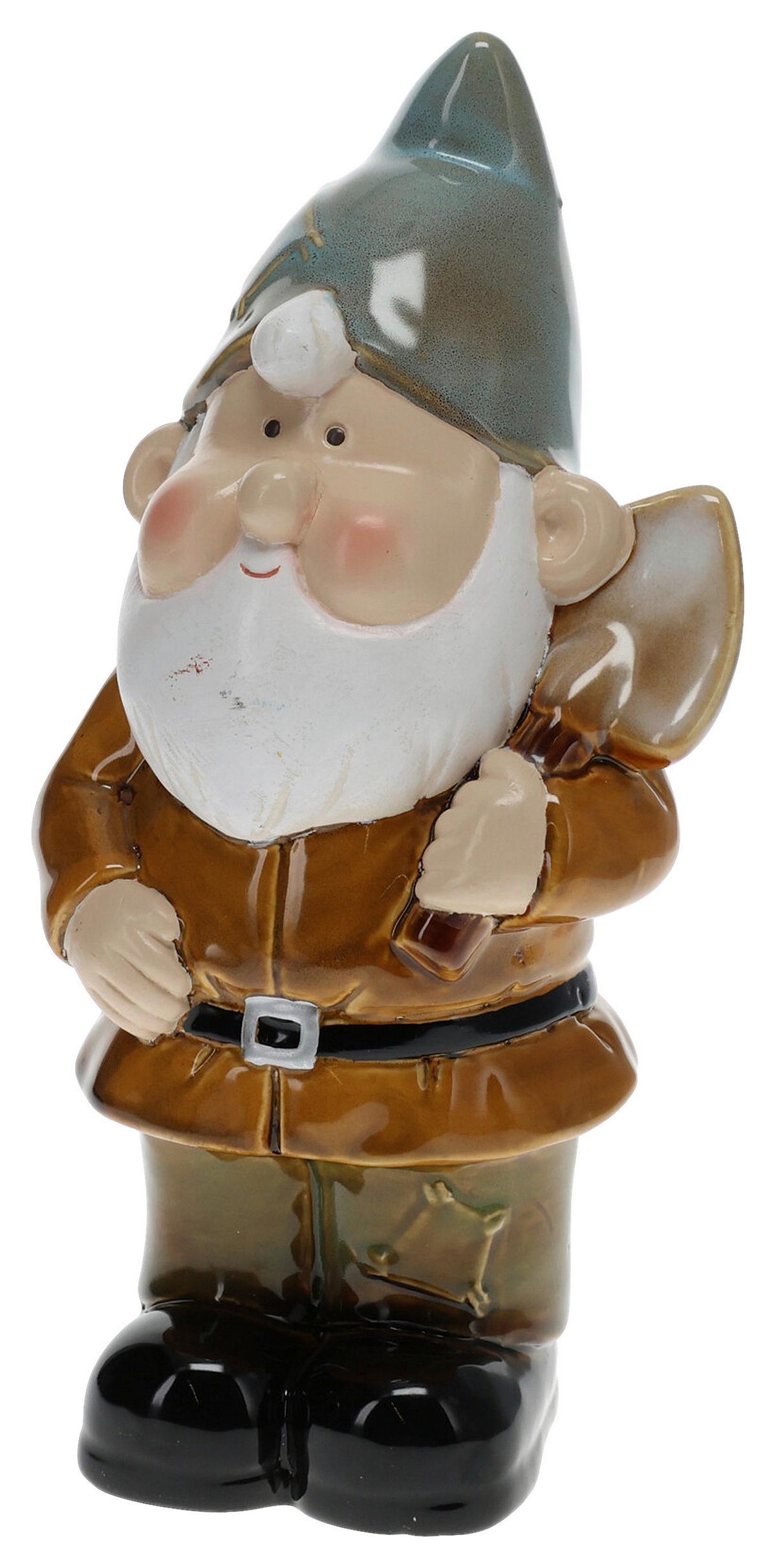 Dekor Törpe Dwarf - L - kerámia (14,5/10,5/27,5cm)