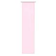 Flächenvorhang Stella Uni Rosa 60x245cm - Rosa, ROMANTIK / LANDHAUS, Textil (60/245cm) - Mömax modern living