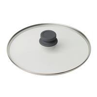 Deckel Basic Ø ca. 28cm - Klar/Silberfarben, KONVENTIONELL, Glas/Kunststoff (28cm) - Mömax