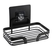 Suport pentru săpun Batho - negru, Basics, metal (14,2/5,5/14,5cm)