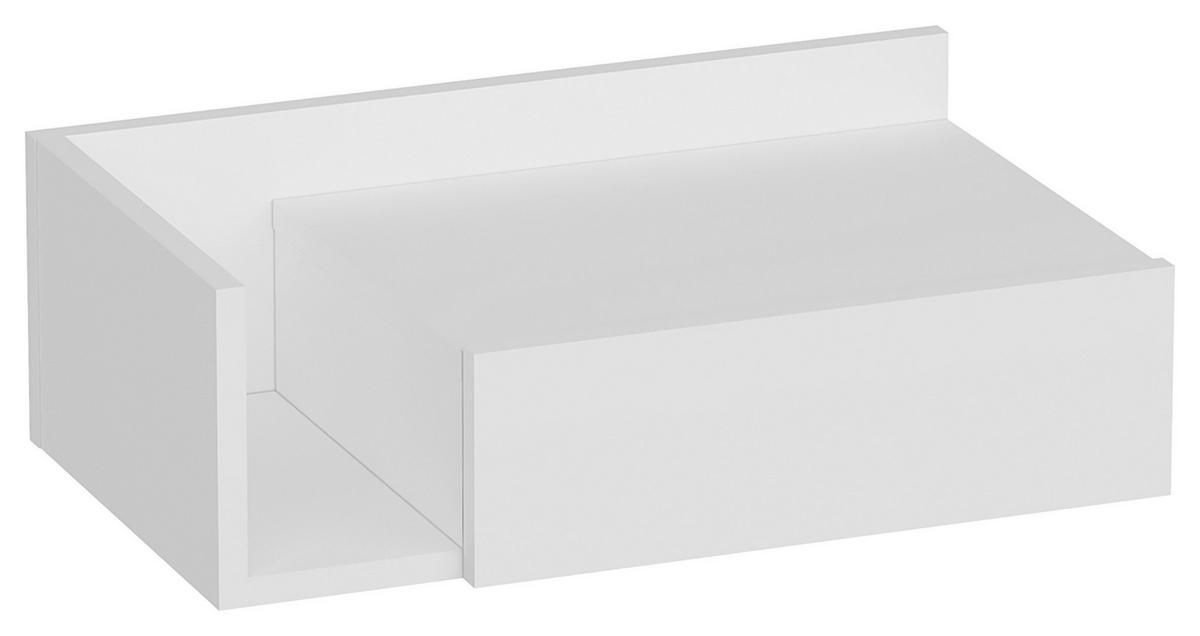 NACHTTISCH HEPHAISTOS - Weiss, Design, Holzwerkstoff (60/21,4/35cm) - MID.YOU