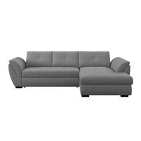 Kutna Garnitura Berisso - crna/antracit, Konvencionalno, tekstil (278/187cm) - Ondega