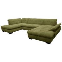 Kutna Garnitura Oxford - zelena/crna, Moderno, tekstil (211/343/204cm) - Modern Living