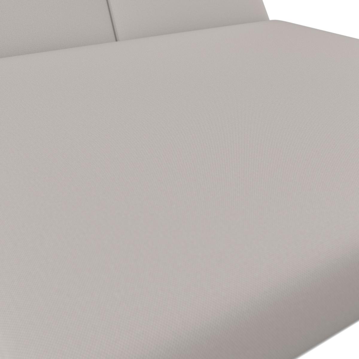 Ležaljka Berry - svijetlo siva, Moderno, metal/tekstil (143/24/200cm) - Bessagi Garden