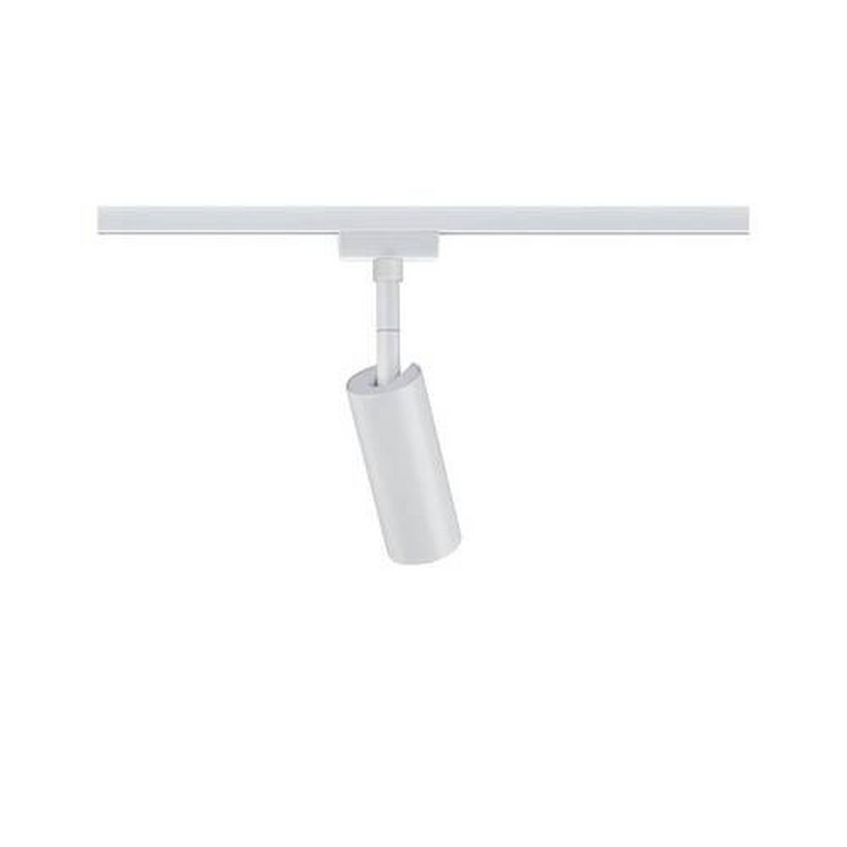 Schienensystem-Strahler Spot Tubo in Weiß max. 5 Watt - Weiß, Basics, Kunststoff/Metall (4,2/19,6cm) - Paulmann