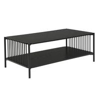 Couchtisch Wl7.637 - Schwarz, Design, Holzwerkstoff/Metall (110/60/42cm) - Livetastic
